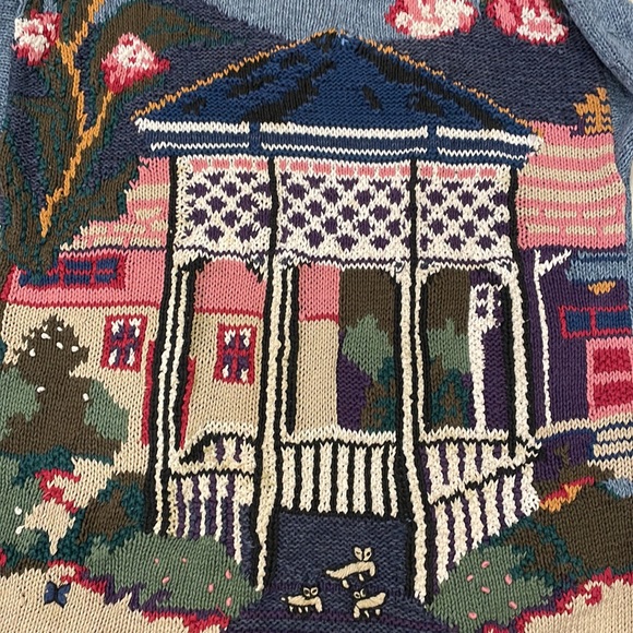 Vintage Handknit Linen and Cotton Sweater - Picture 11 of 11